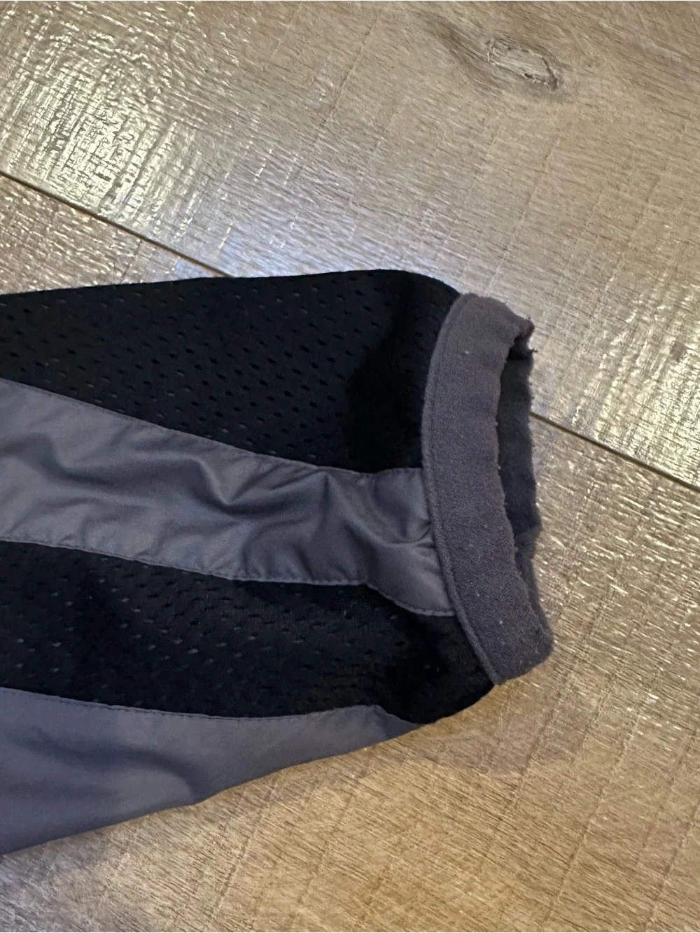 Nike Men's Gray Half-Zip Training Jacket with Black Accents
